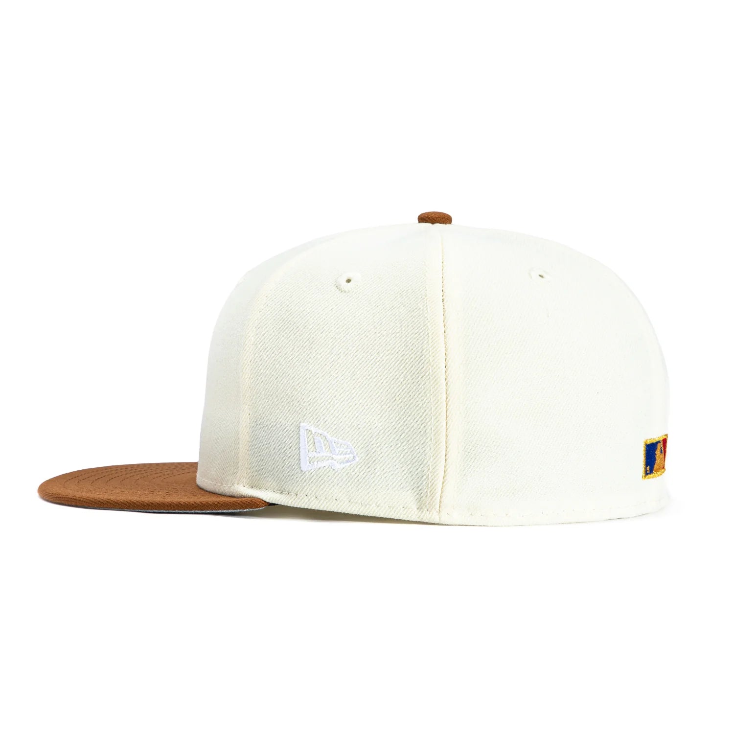 New Era 59Fifty Toasted Peanut San Francisco Giants 2002 World Series Patch Hat