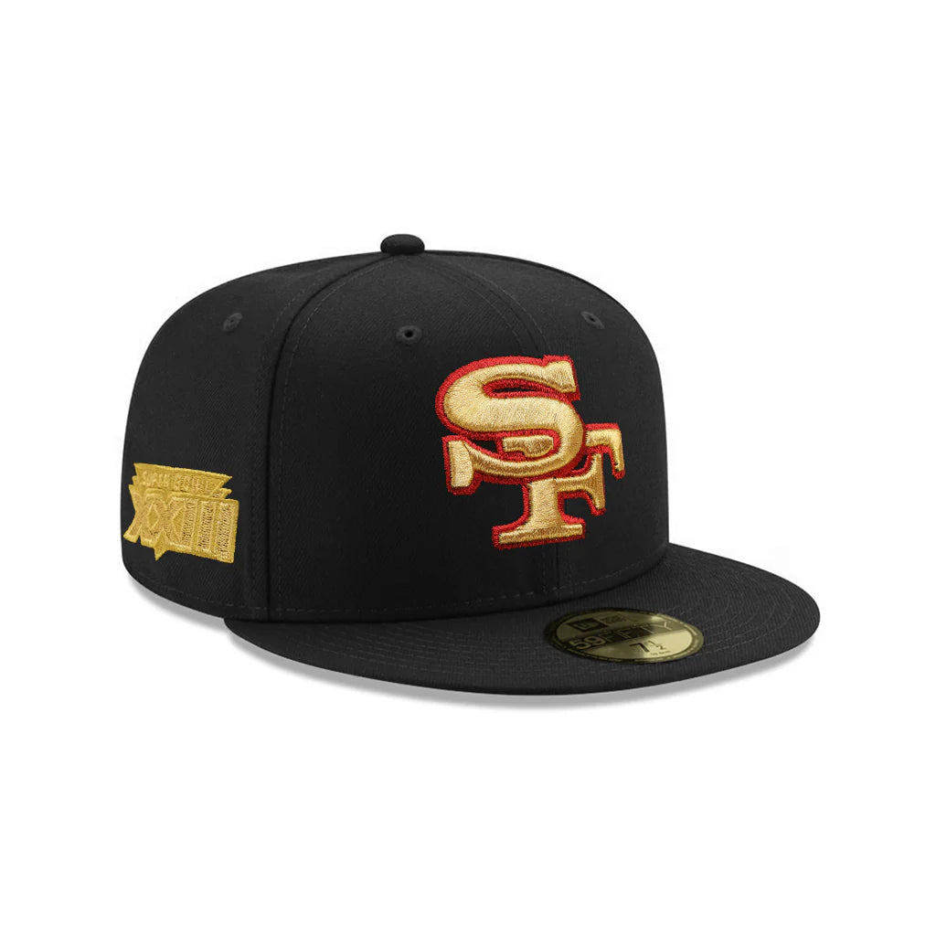New Era  San Francisco 49ers Black XXIII Super Bowl SP 59Fifty Fitted