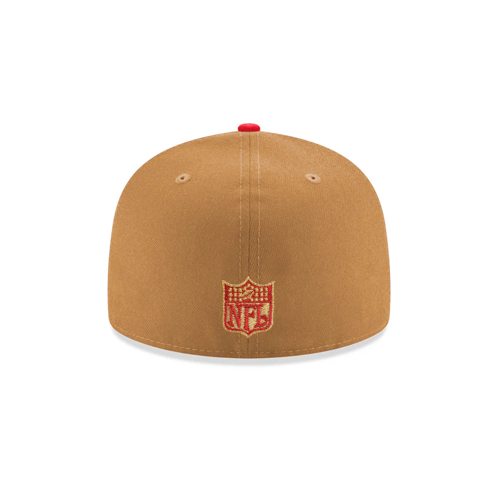 New Era San Francisco 49ers Wheat Red 2 Tone XVI Super Bowl SP 59Fifty Fitted
