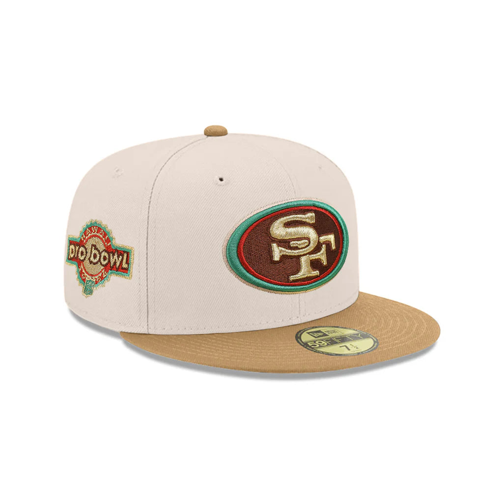 New Era  San Francisco 49ers Stone Khaki 2 Tone 1994 Pro Bowl SP 59Fifty Fitted