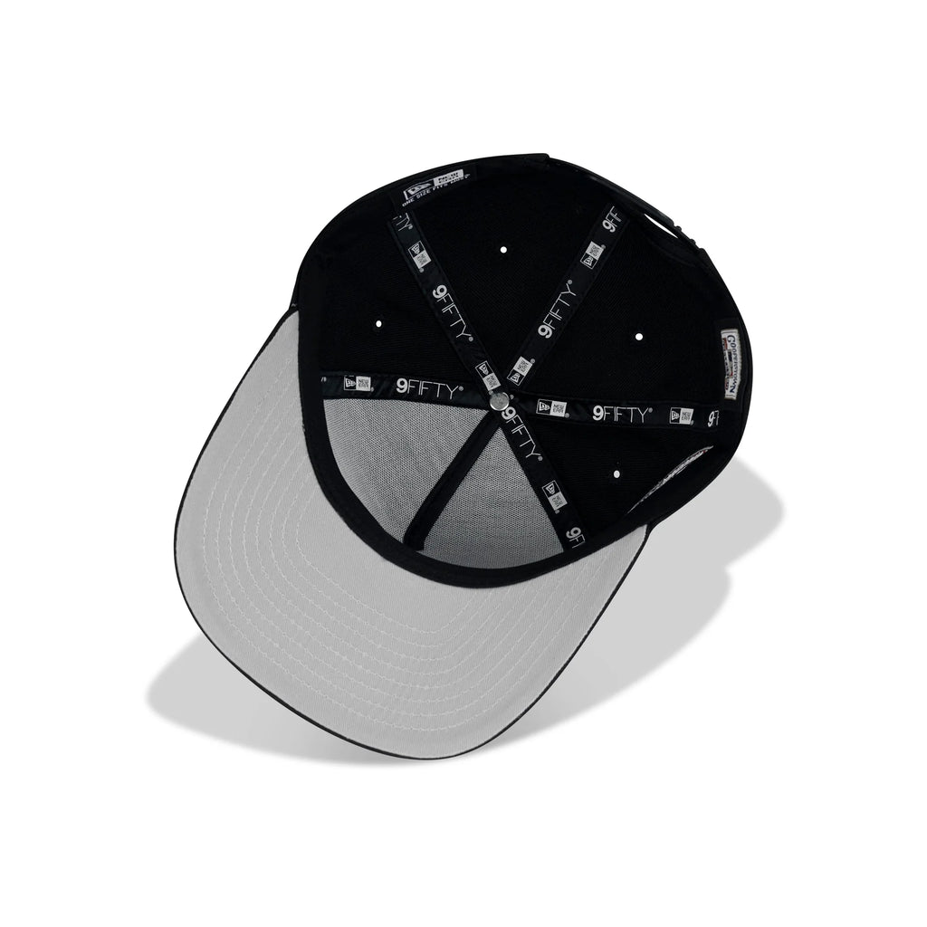 New Era L.A. Anaheim Angels A-Frame Snapback Grey Bottom "Black White Red" (1961-2011 50th Anniversary Embroidery)