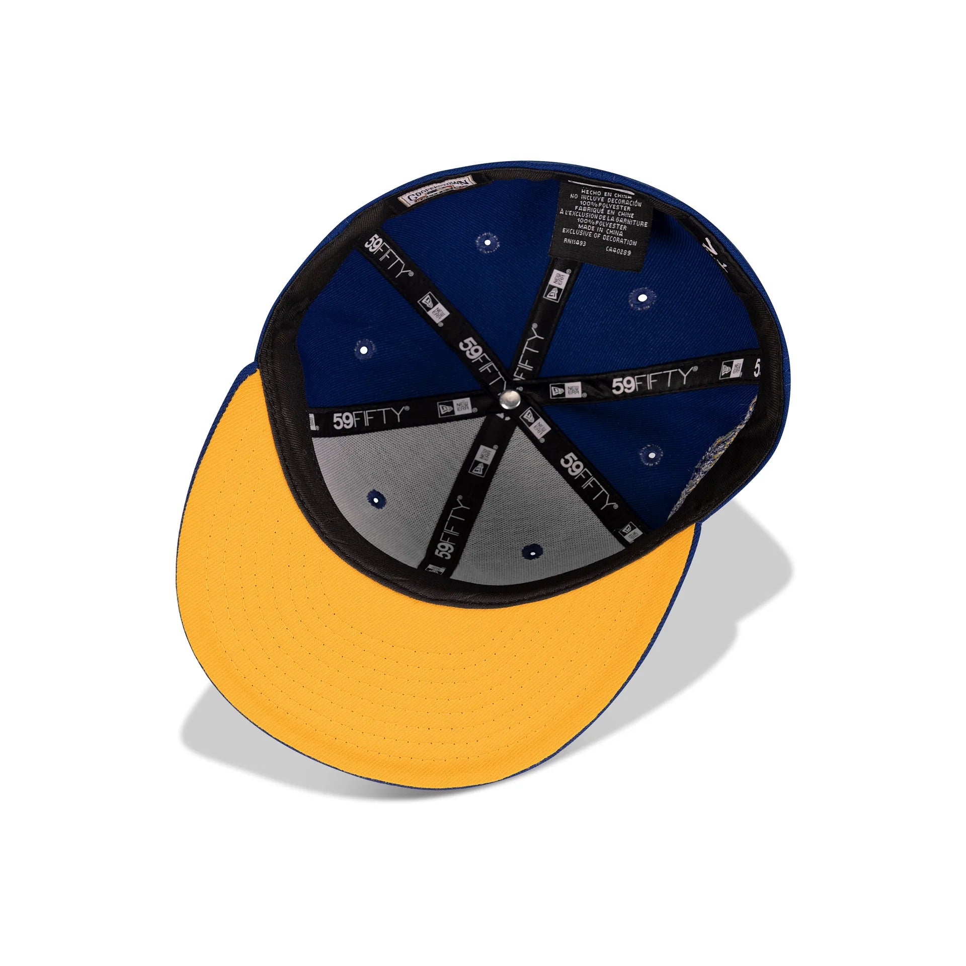 New Era Toronto Blue Jays Fitted Yellow Bottom "Royal Yellow" (1993 World Series Embroidery)