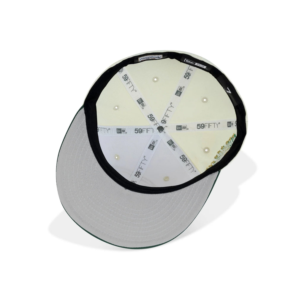 New Era Chicago Cubs Fitted Grey Bottom "Cream Metallic Green Gold" (1990 All Star Game Embroidery)