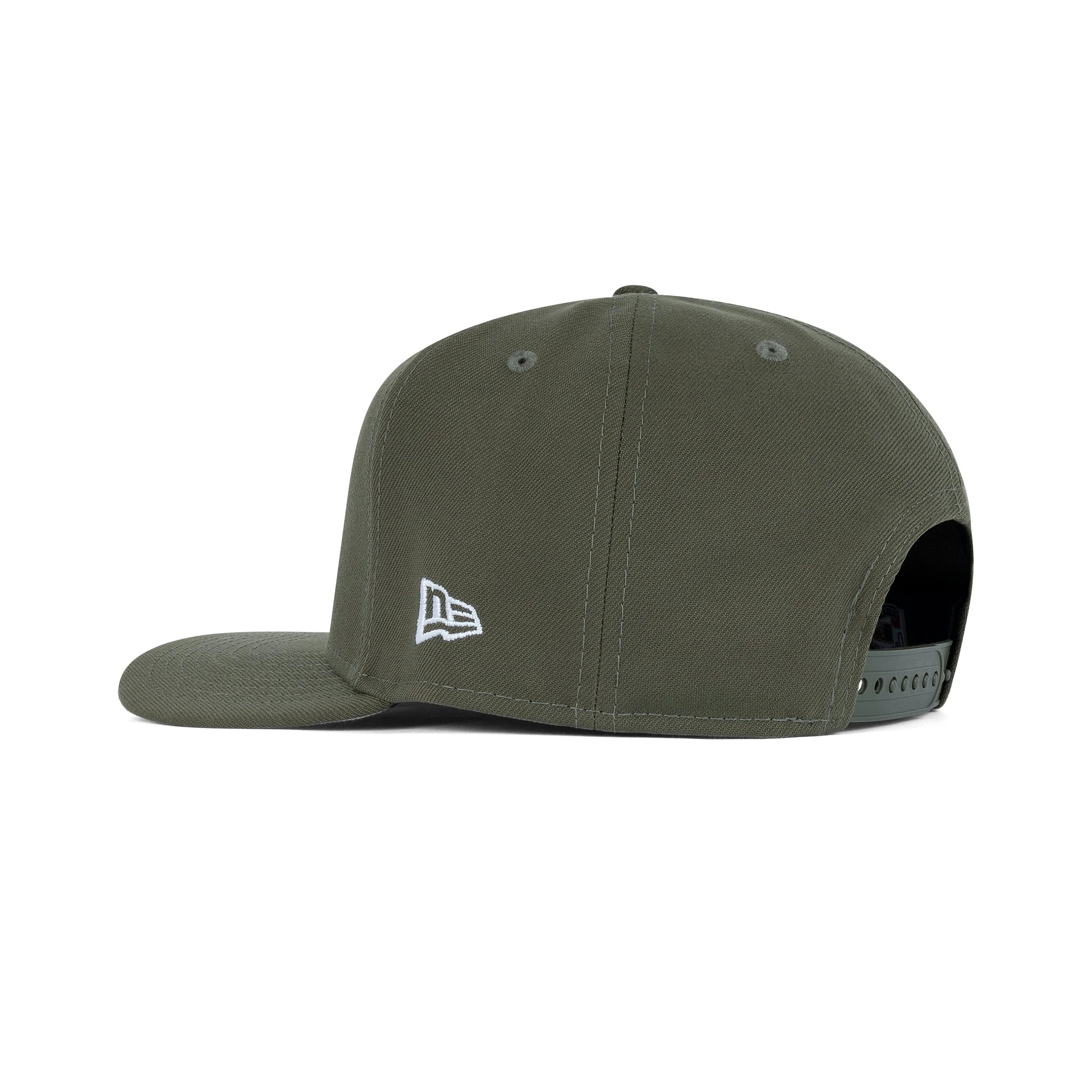 New Era Montreal Expos A-Frame Snapback Grey Bottom "Olive White Black" (35th Anniversary Embroidery)
