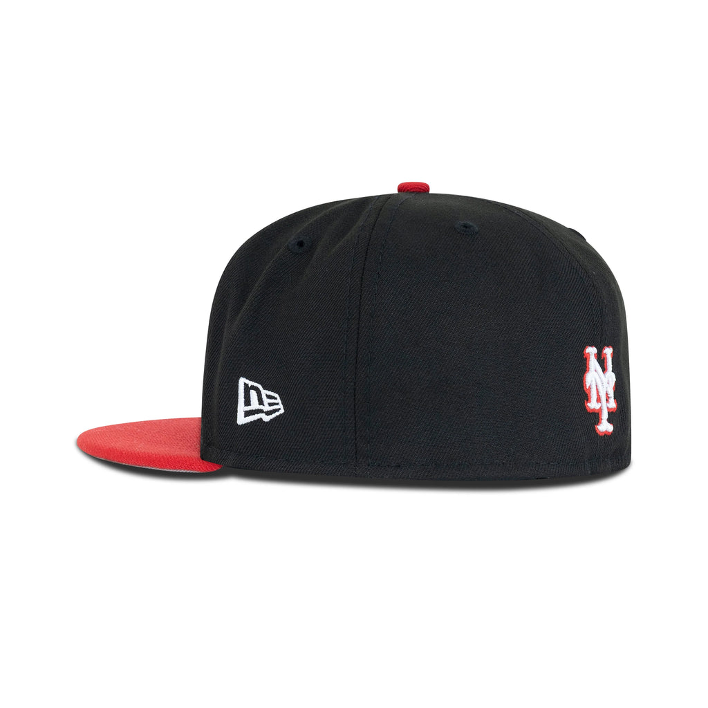 New Era New York Mets Fitted Grey Bottom "Black Red White" (1934 All Star Game New York Embroidery)