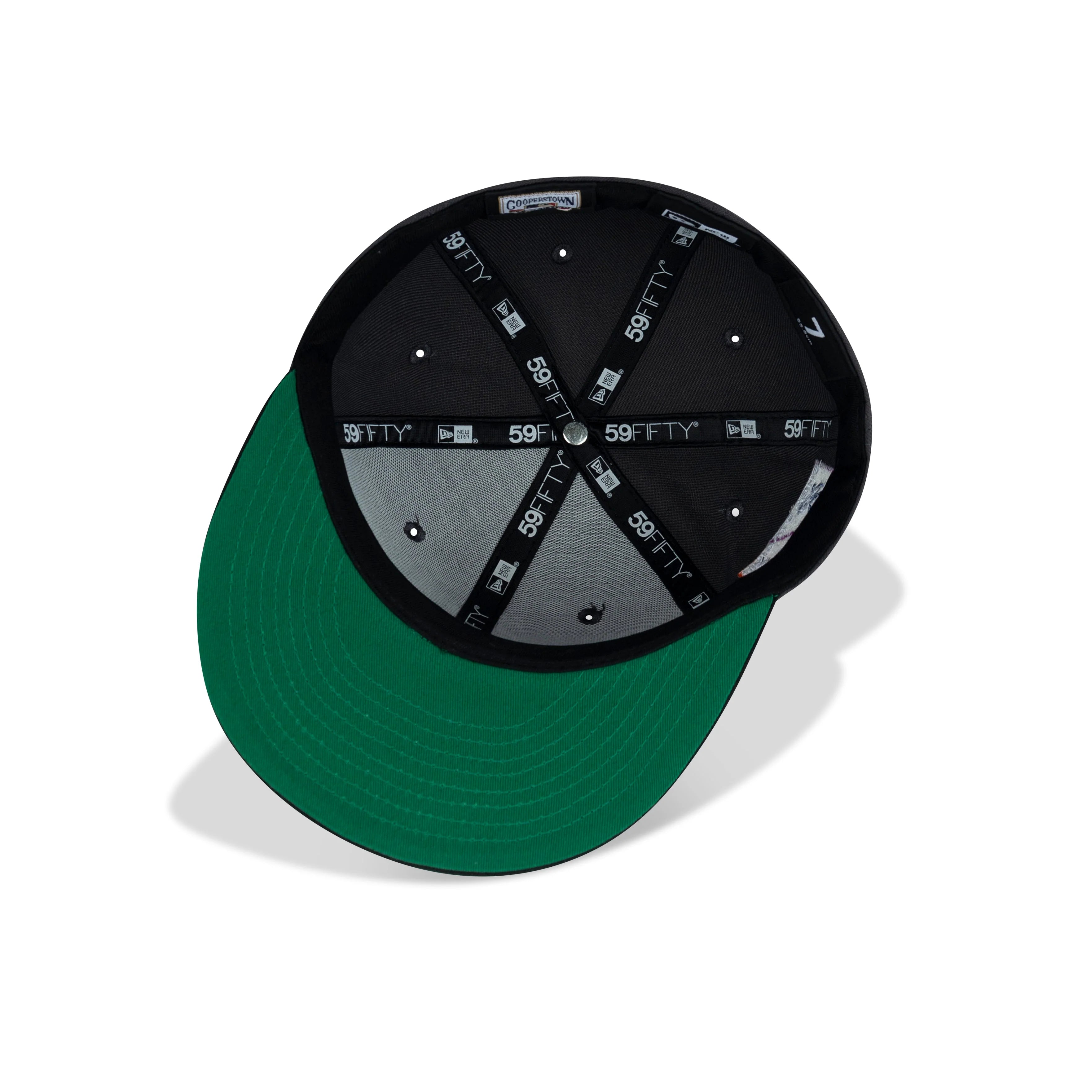 New Era New York Mets Fitted Green Bottom "Dark Graphite Black Purple" (1964-2004 40th Anniversary Embroidery)