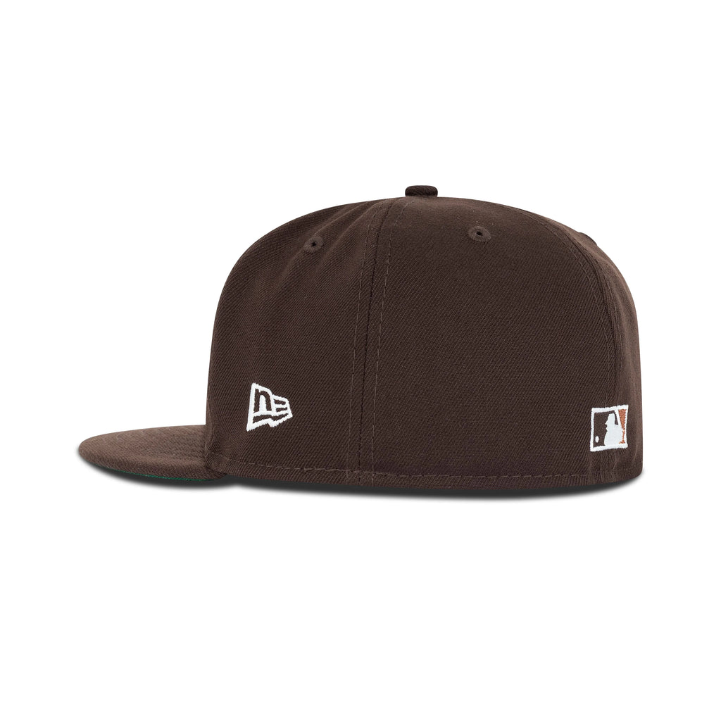 New Era Philadelphia Phillies Fitted Green Bottom "Dark Brown White Copper" (2008 World Series Champions Embroidery)