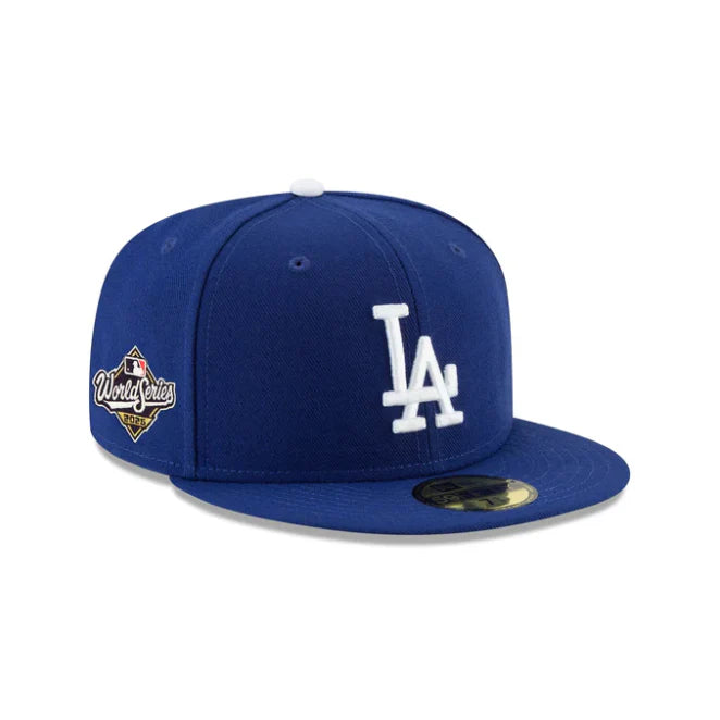 New Era  Los Angeles Dodgers 2025 World Series Side Patch Team Color 59Fifty Fitted
