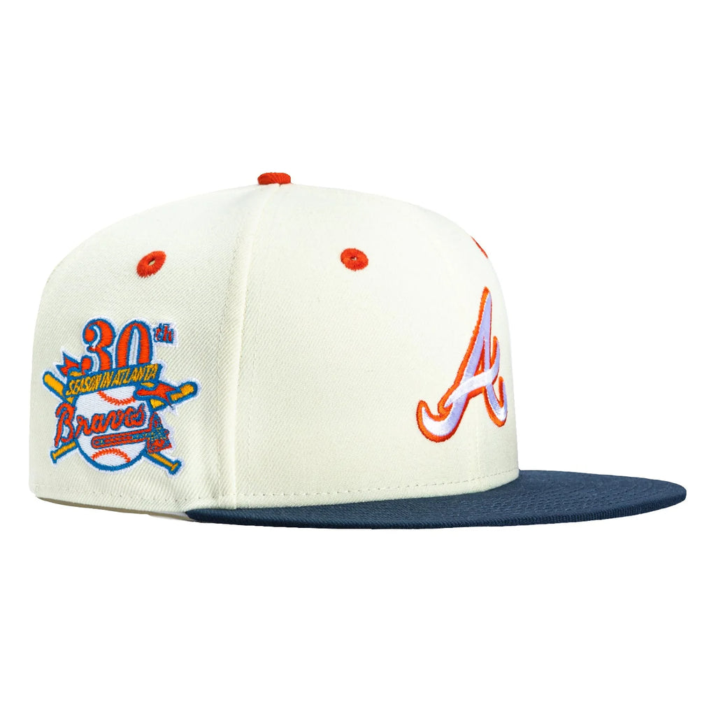 New Era 59Fifty Atlanta Braves 30th Anniversary Patch Hat