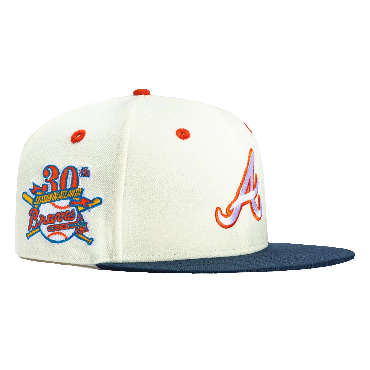 New Era 59Fifty Atlanta Braves 30th Anniversary Patch Hat