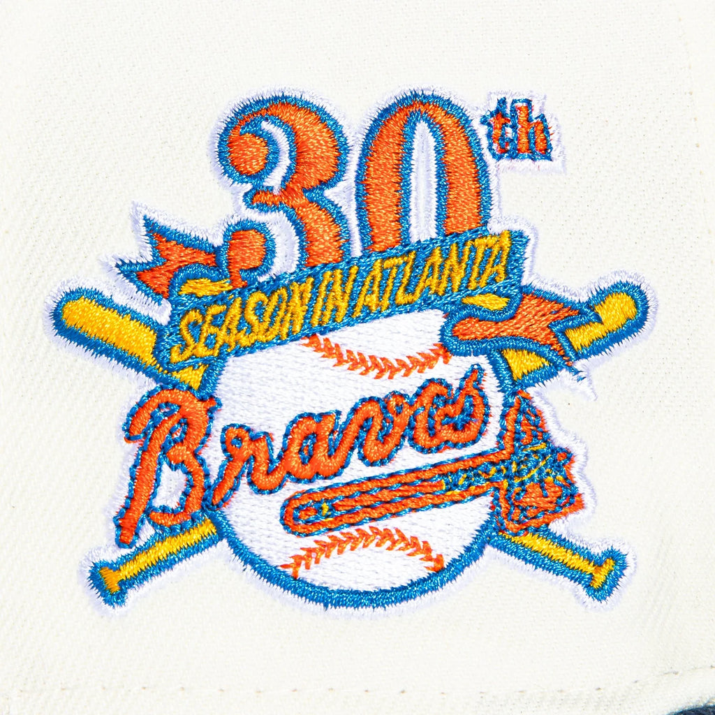 New Era 59Fifty Atlanta Braves 30th Anniversary Patch Hat