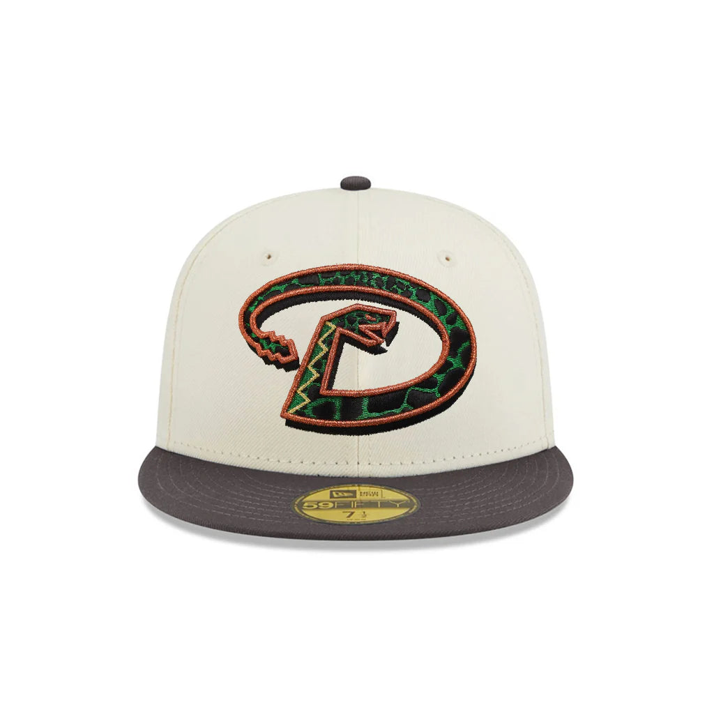 New Era  Arizona Diamondbacks Chrome Graphite 2 Tone 25th Anniversary SP 59Fifty Fitted