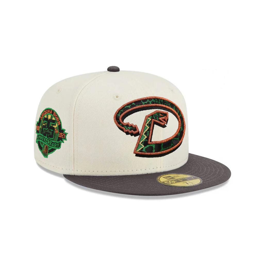New Era  Arizona Diamondbacks Chrome Graphite 2 Tone 25th Anniversary SP 59Fifty Fitted