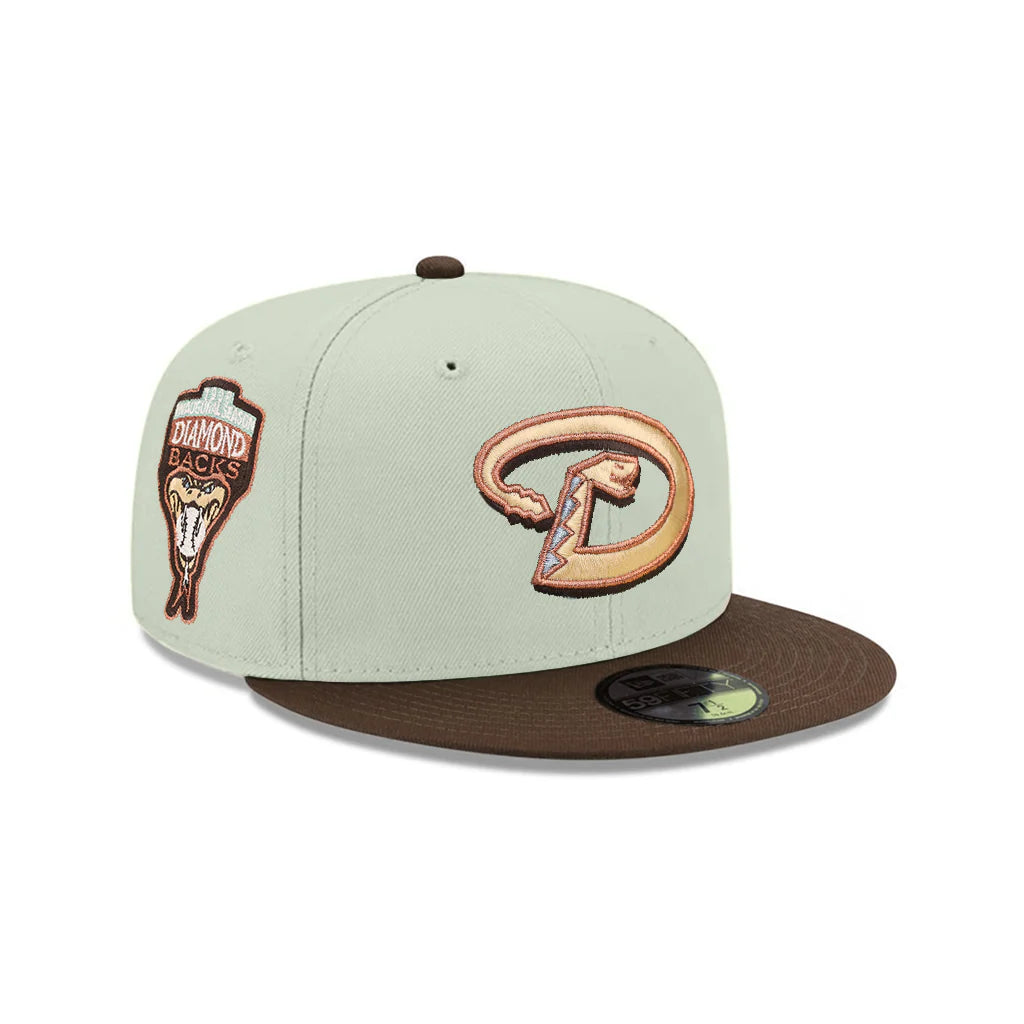 New Era  Arizona Diamondbacks Green Brown 2 Tone 1998 Inaugural Season SP 59Fifty Fitted