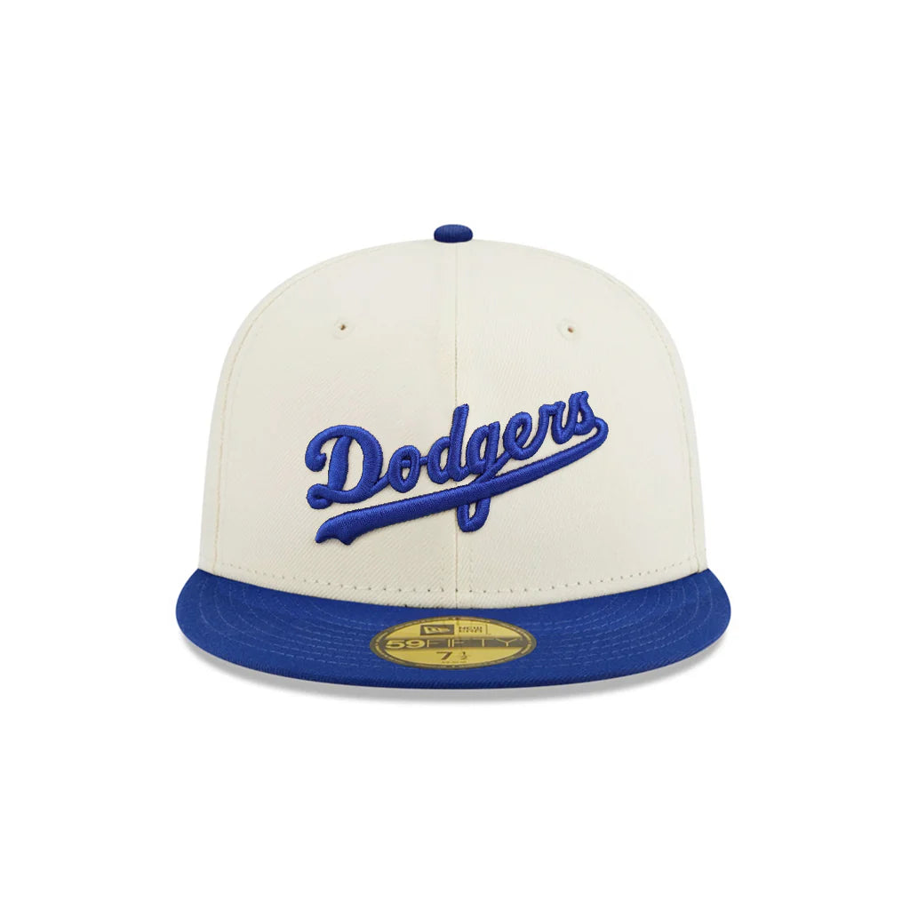 New Era Los Angeles Dodgers Chrome Blue 2 Tone 2024 World Series SP 59Fifty Fitted