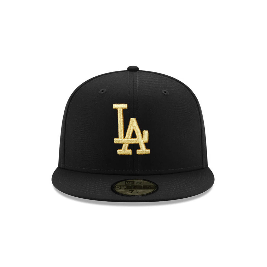 New Era  Los Angeles Dodgers Black Metallic Gold 1984 Olympics SP 59Fifty Fitted