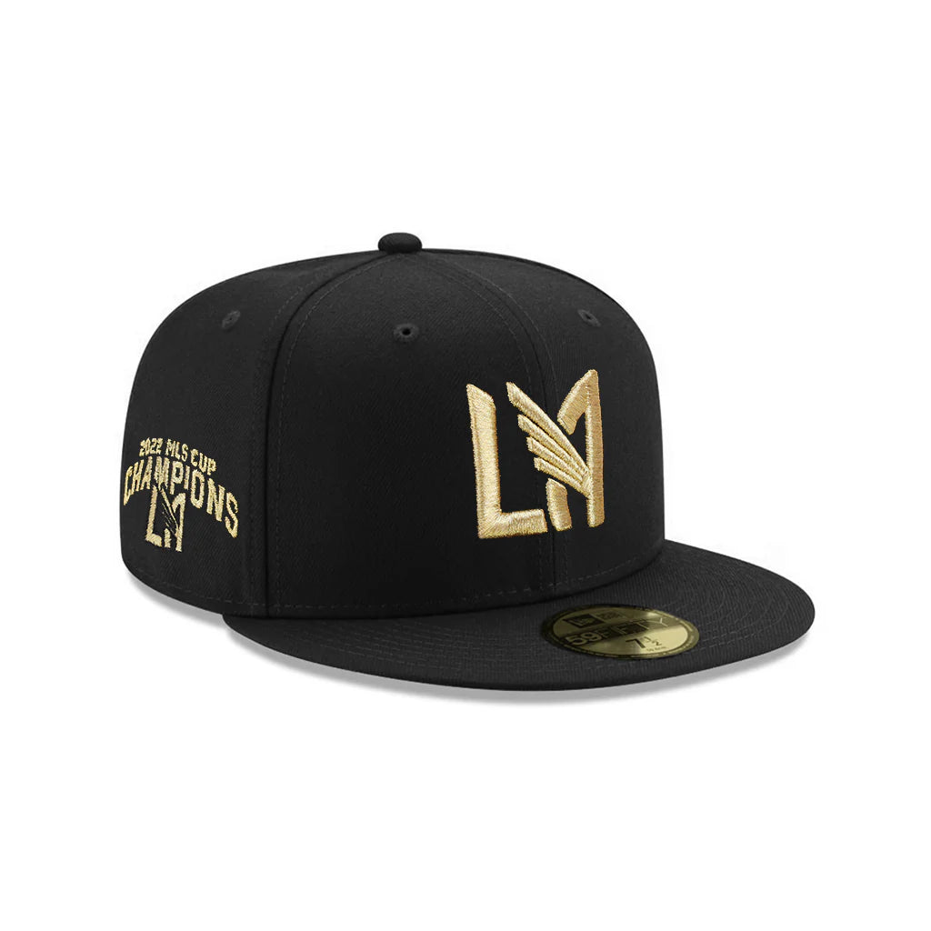 New Era  Los Angeles Football Club LAFC Black Gold 2022 Champions SP 59Fifty Fitted