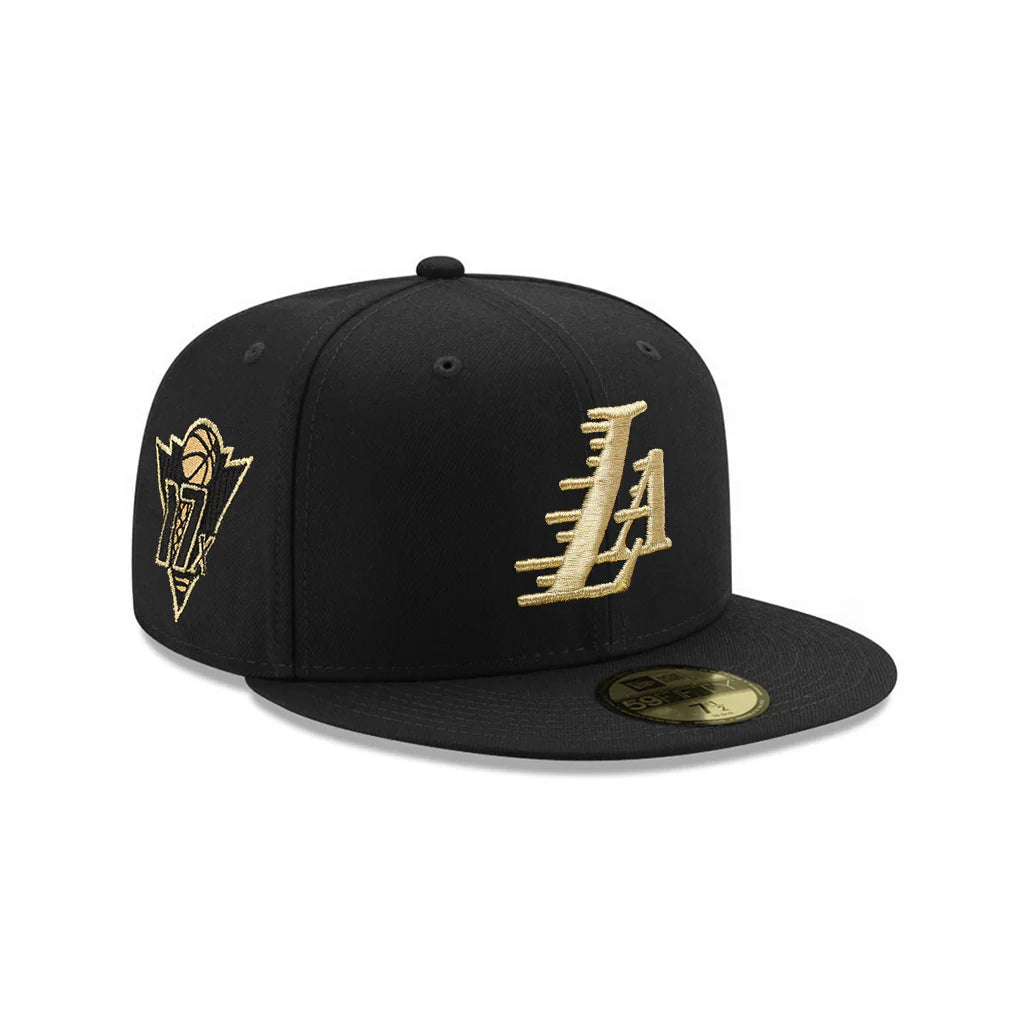 New Era Los Angeles Lakers Black Gold 17x Champions SP 59Fifty Fitted