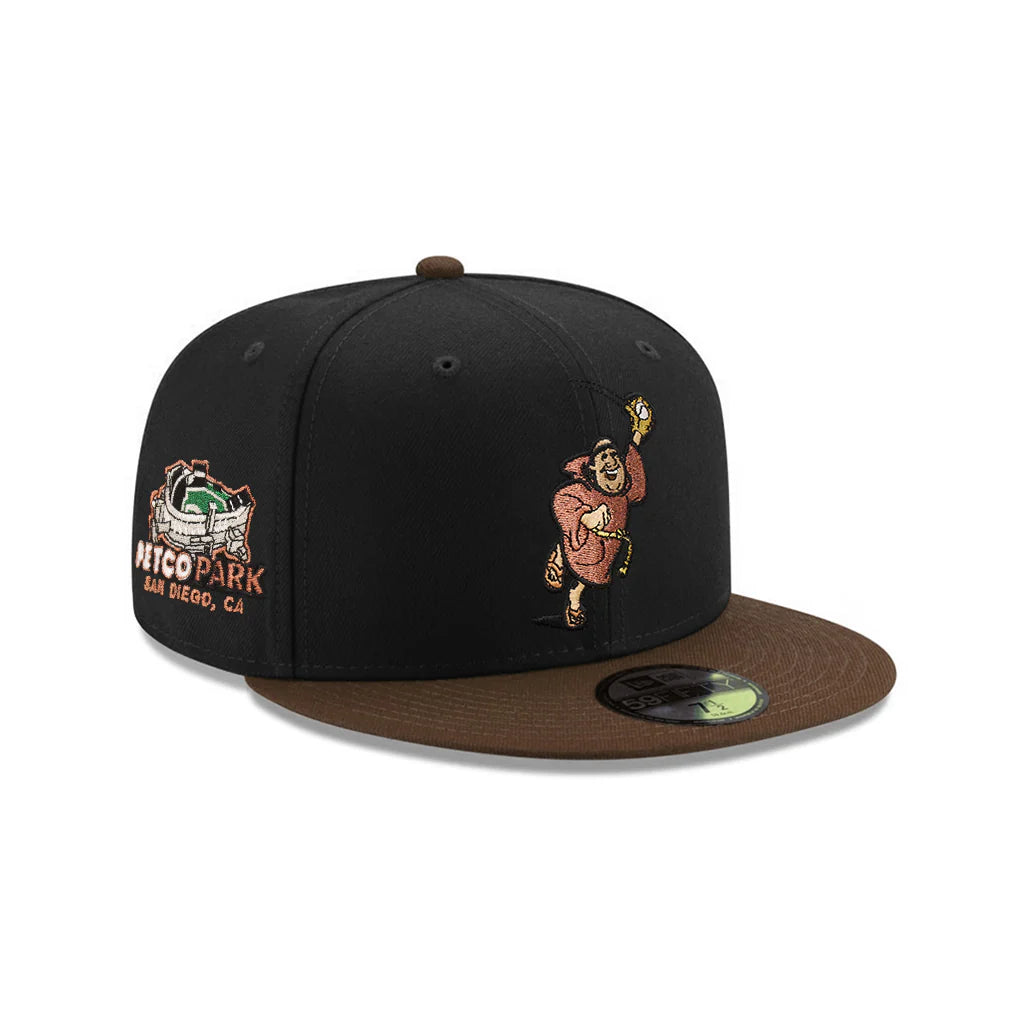 New Era  San Diego Padres Black Brown 2 Tone Petco Park SP 59Fifty Fitted