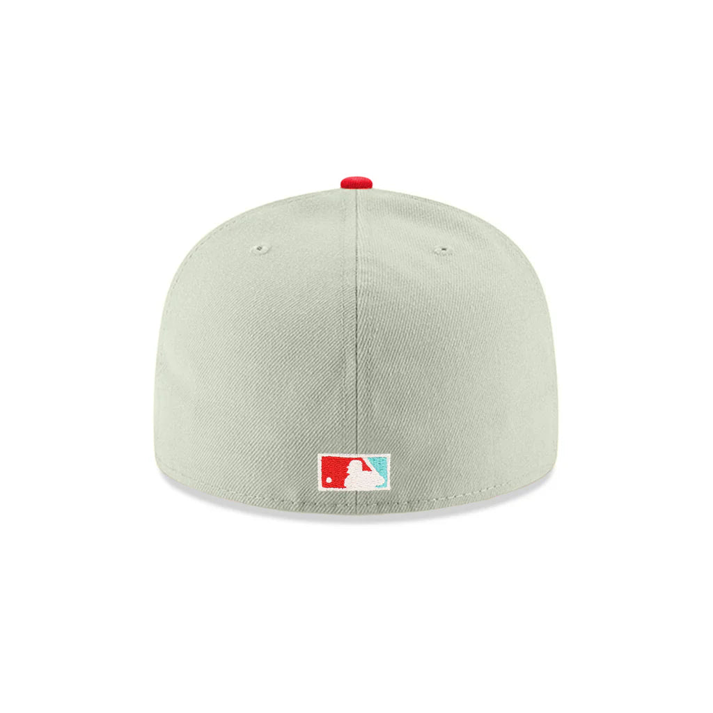 New Era  Philadelphia Phillies Everest Green Red 2 Tone 100th Anniversary SP 59Fifty Fitted