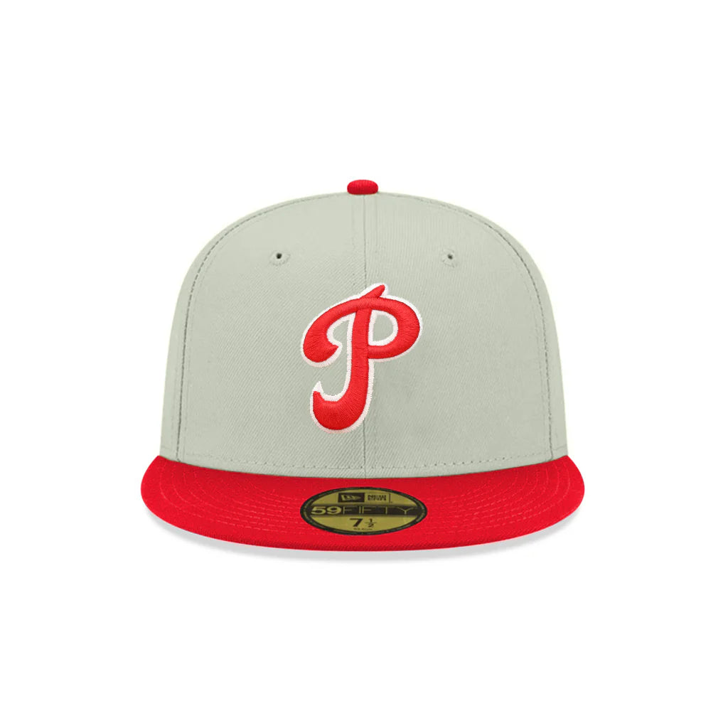 New Era  Philadelphia Phillies Everest Green Red 2 Tone 100th Anniversary SP 59Fifty Fitted