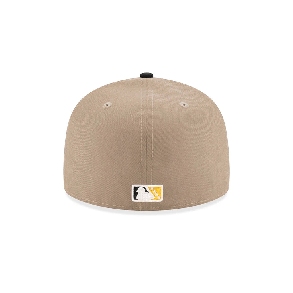 New Era Salt Lake City Bees Camel Black 2 Tone Bee Hive SP MiLB 59Fifty Fitted