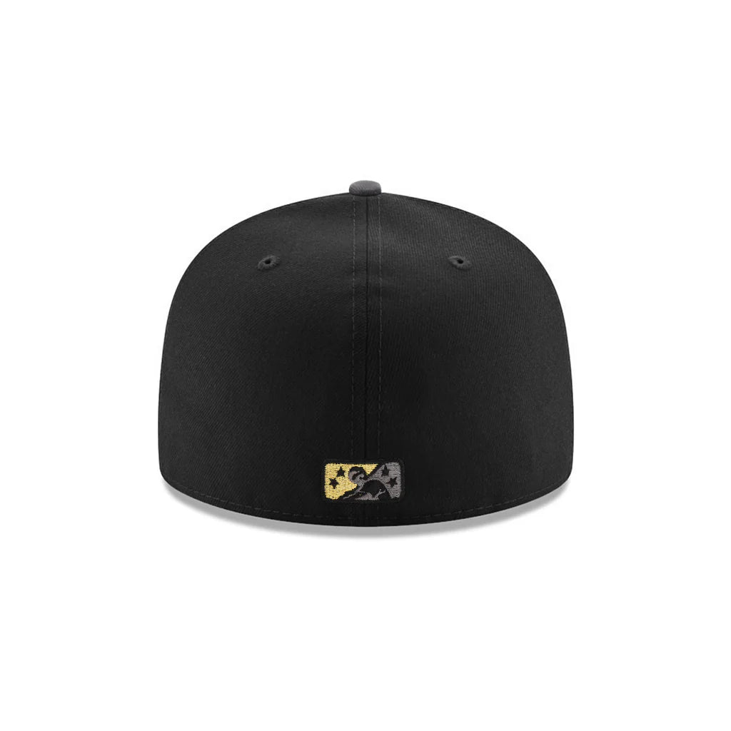 New Era Asheville Tourists Black Houston Astros Logo SP MiLB 59Fifty Fitted